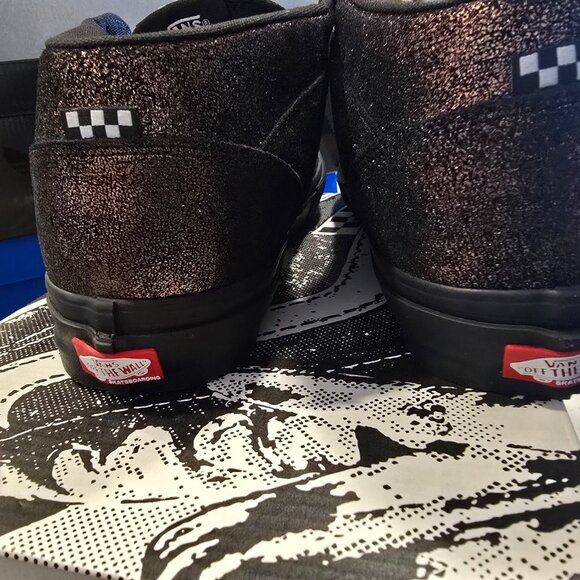 Vans Skate Half Cab Metallic Bronze VN0A2Z34B0Z Men's Size 12 Skate Shoes NEW - Picture 7 of 13